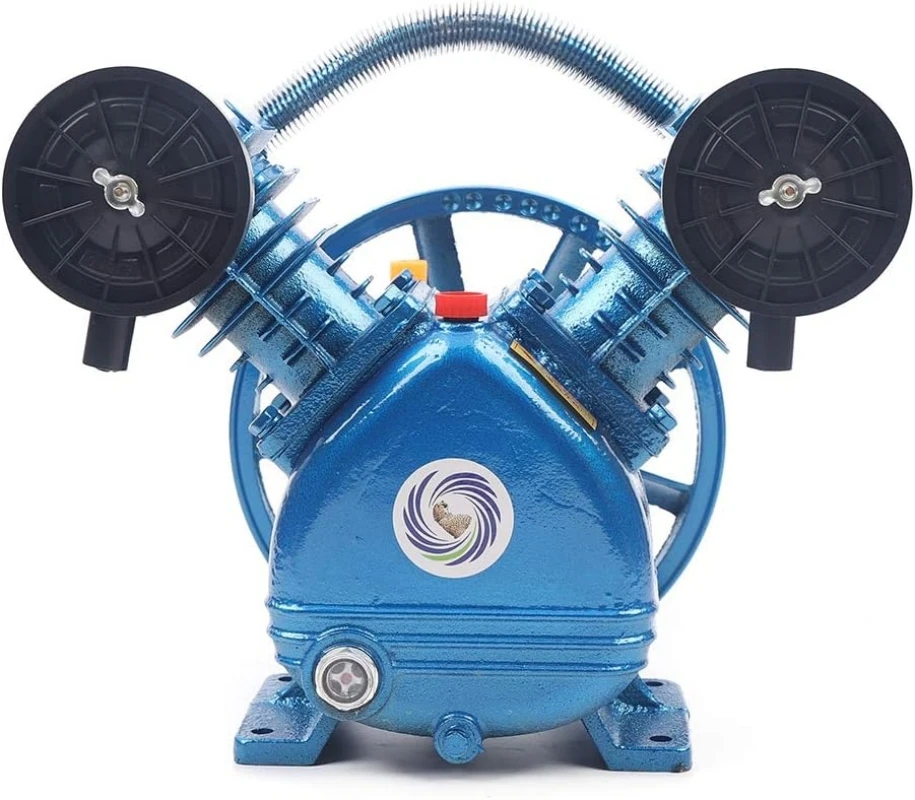 Universal Air Compressor Pump Head 2 Cylinder 170L/min Aggregate Low Energy Consumption