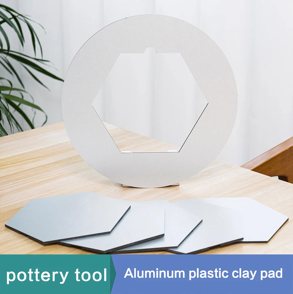 

pottery Tool aluminum-plastic clay turntable pad waterproof quick installation, clay modeling tool suitable for pulling blanks