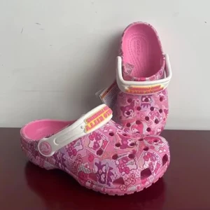 Yazın melodisinde Sanrio hellokitty kuromi noktası, çizgi film çocuk terliklerinin kızları, yumuşak, etrafı saran burunlu sandaletler için kaymaz taban küçük kıza hediye 8 en çok satan, dikiş dışı yol-no. 3