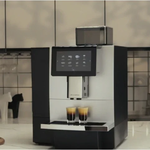 Máquina de café expreso profesional para oficina y negocios, cafetera italiana, capuchino, automática, súper totalmente automática