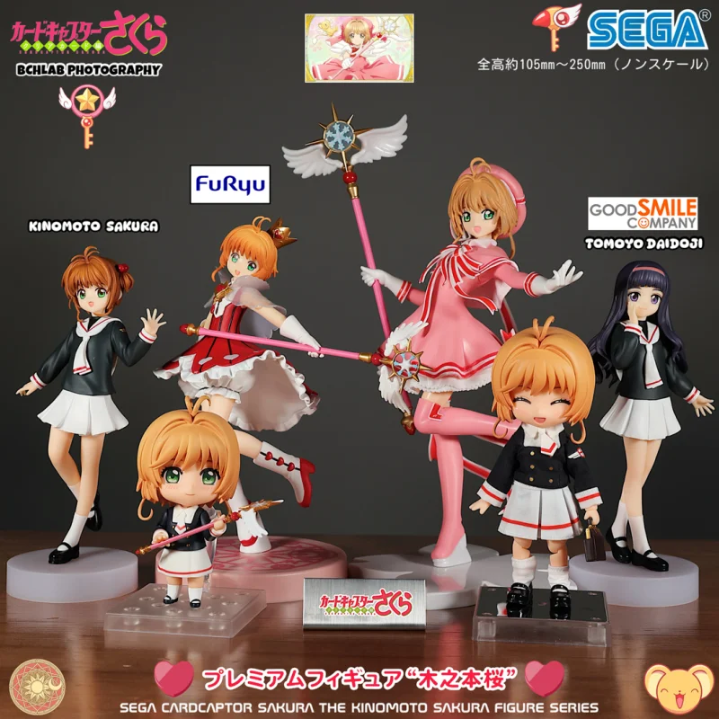 Genuine Bandai Furyu Cardcaptor Sakura Anime Peripheral Figurines And Model Ornaments Gift