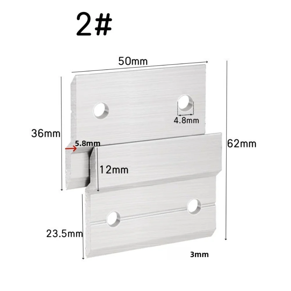 Gallery Wall Display Z-shaped Pendant Easy Installation Aluminum Pendant Aluminum Pendant Panel Hanging Bracket Anti-rust Finish