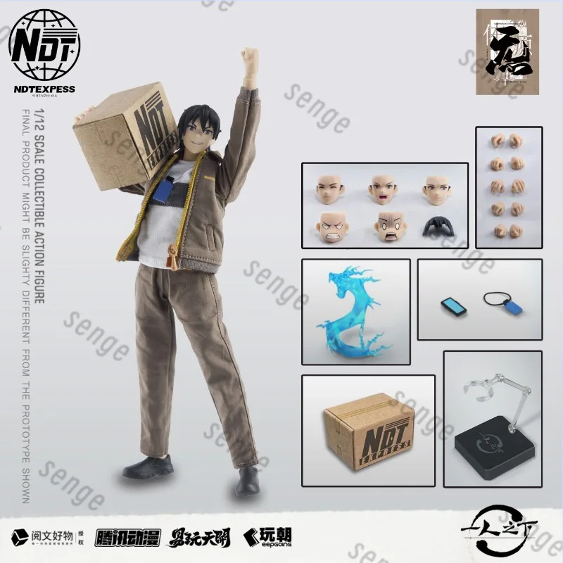Genuino en Stock, Figura de Acción a Escala 1/12 de Chulan Zhang con Ropa de Trabajo, Modelo Coleccionable, Regalo Ideal