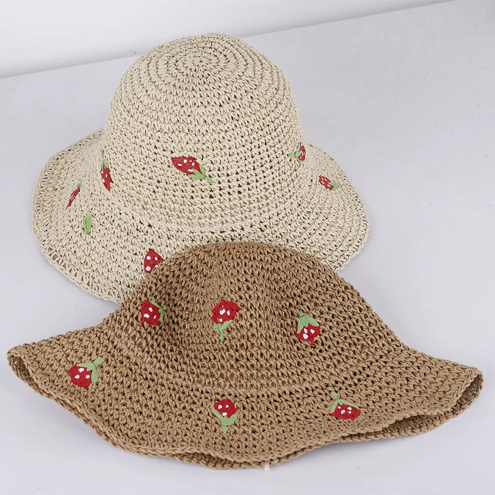 2023 NEW lovers hat beach women\'s hats for the sun Golf cap summer hat  strawberry straw hat Bucket hat sun caps Hat for girl