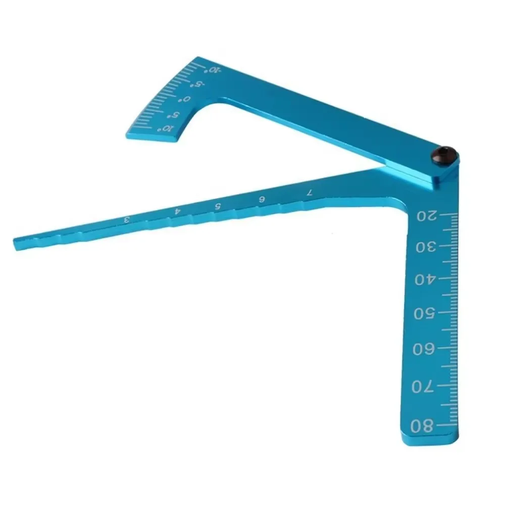 Adjustable Ruler Measure RC Car Height & Wheel Rim Camber tools for 1/10 1/8 HSP HPI RC On-road Car S72