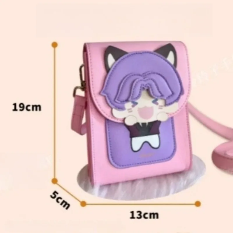 Love and Deepspace Sylus Zayne Xavier Rafayel Caleb Mobile Phone Bag Crossbody Mini Loose Change Shoulder Bags Anime Gifts view 2
