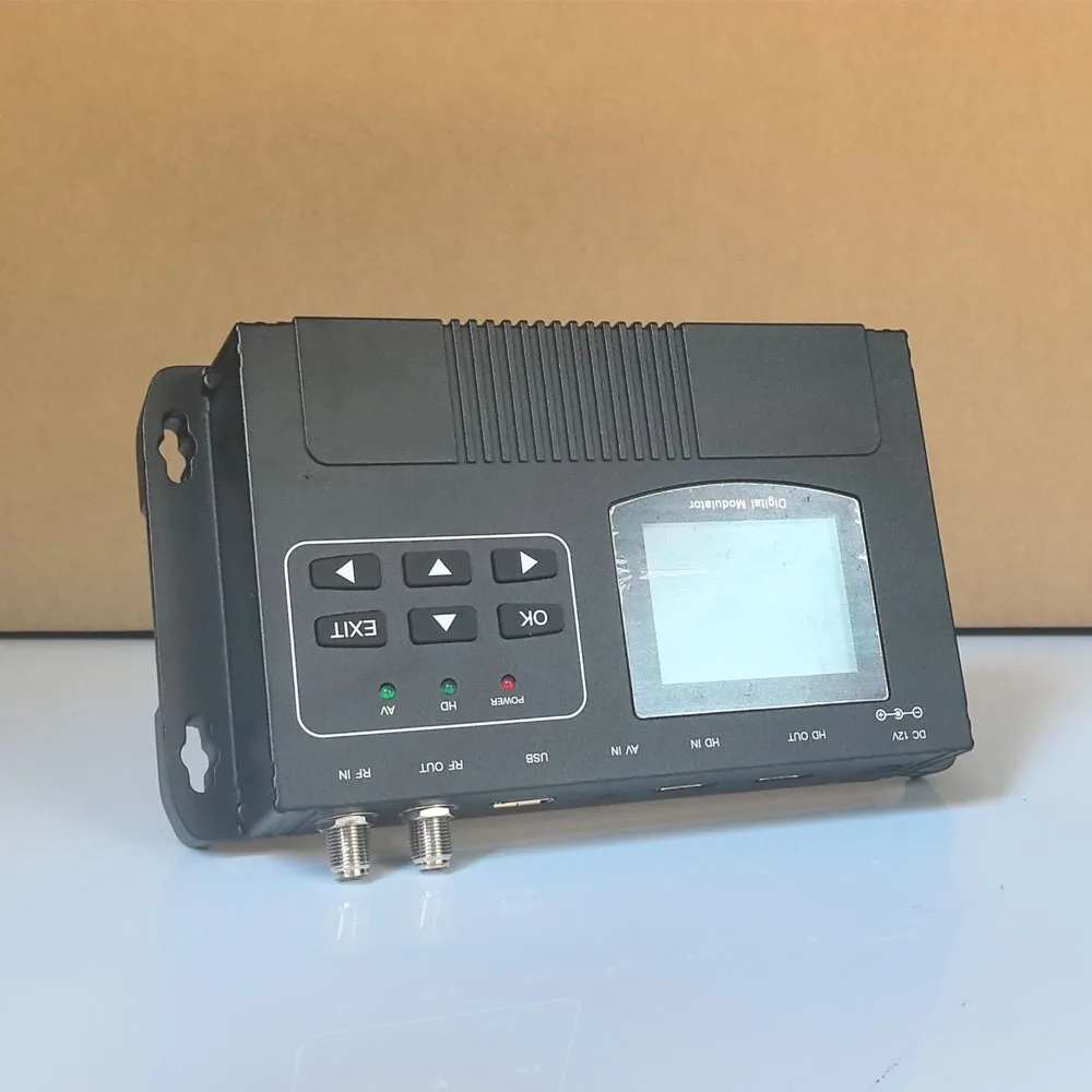 HF-Modulator, Audio-Video-High-Definition zu DVB-T, DVBC, ATSC-Encoder-Modulator Route ISDB-T MPEG4 Modulato