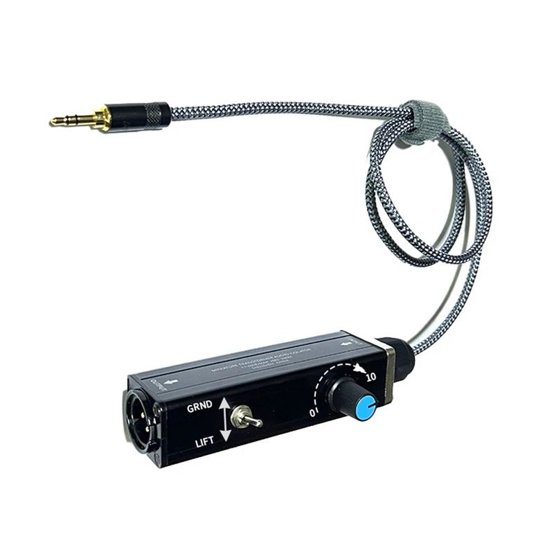 عازل كابل الصوت مع ضبط مستوى الصوت للكمبيوتر المحمول إلى عزل الخلاط الحالي وحماية الصوت