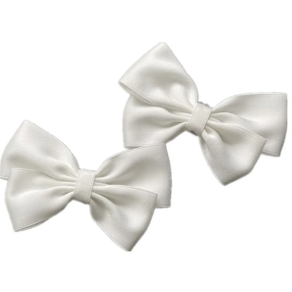 2PCS Shoe Accessories Wedding Brooch Shoe Decorations Charm Buckle Rhinestone Shoe Clip Silk Flower
