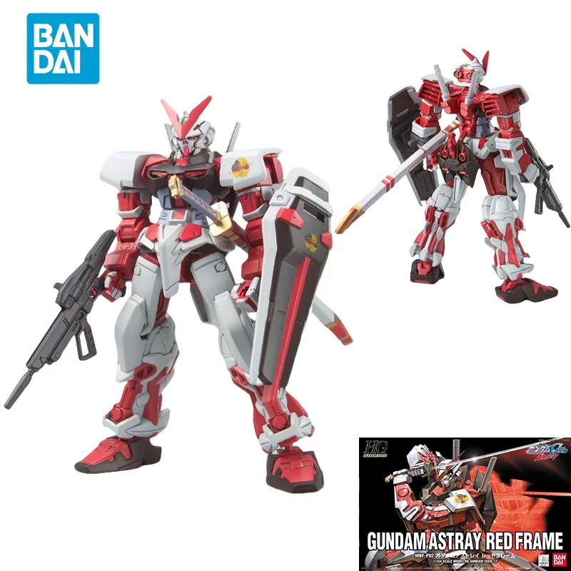 

Spot Direct Delivery Bandai Original Anime GUNDAM Model HG GUNDAM ASTRAY RED FRAME Action Figure Assembly Toys for Children