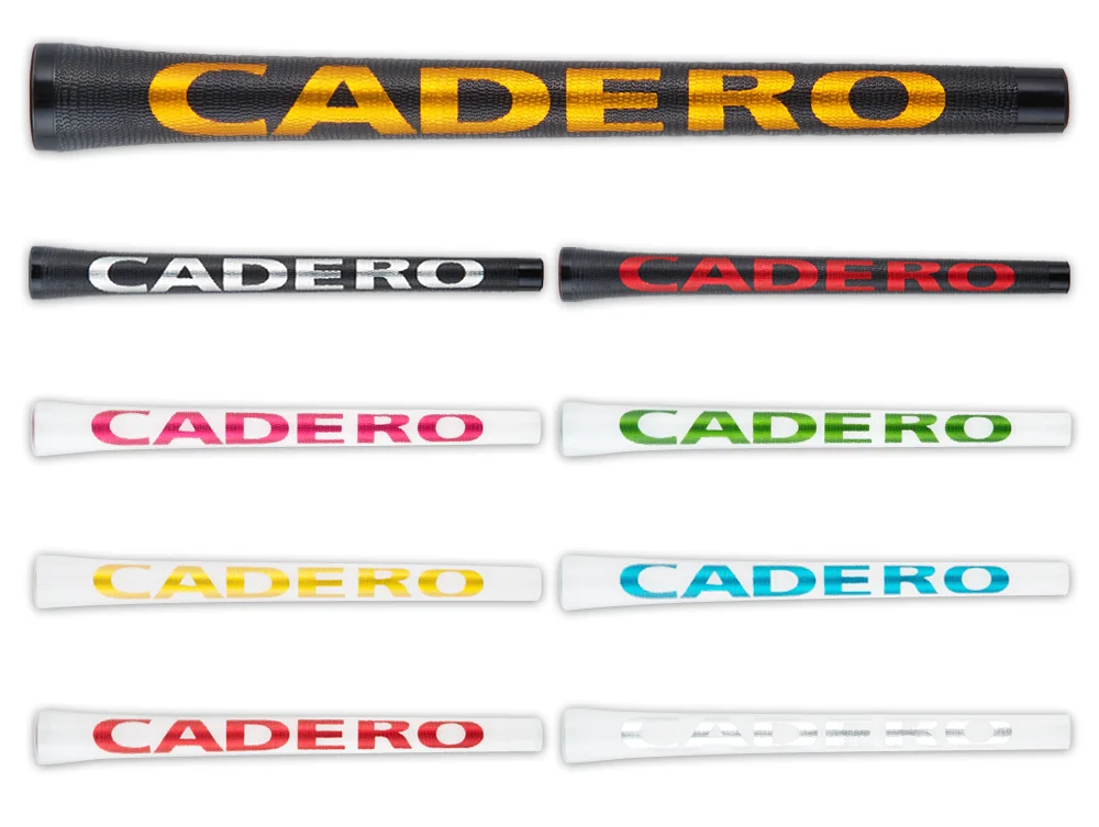 Juego de empuñaduras de Golf, kit de empuñaduras de palo de Golf estándar de cristal, CADERO 2x2, 12 colores mezclados disponibles, 10 unidades