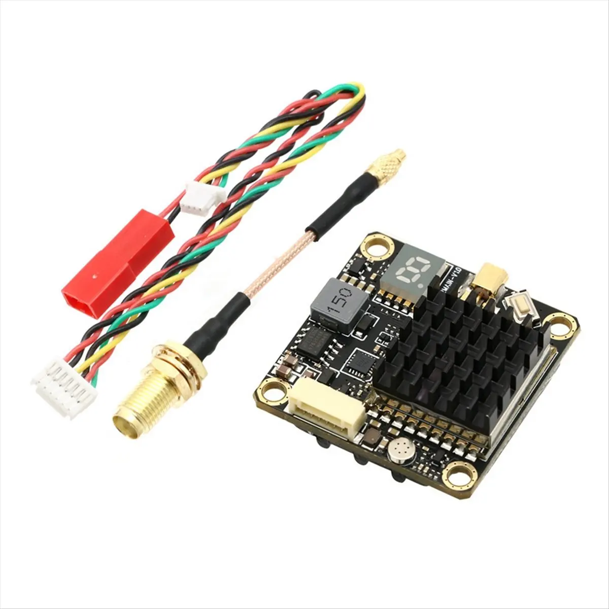 cnim-trasmettitore-fpv-smart-audio-fx2-dominator-switched-da-2w-58ghz-40ch-con-microfono-per-drone-rc-wizard-x220s