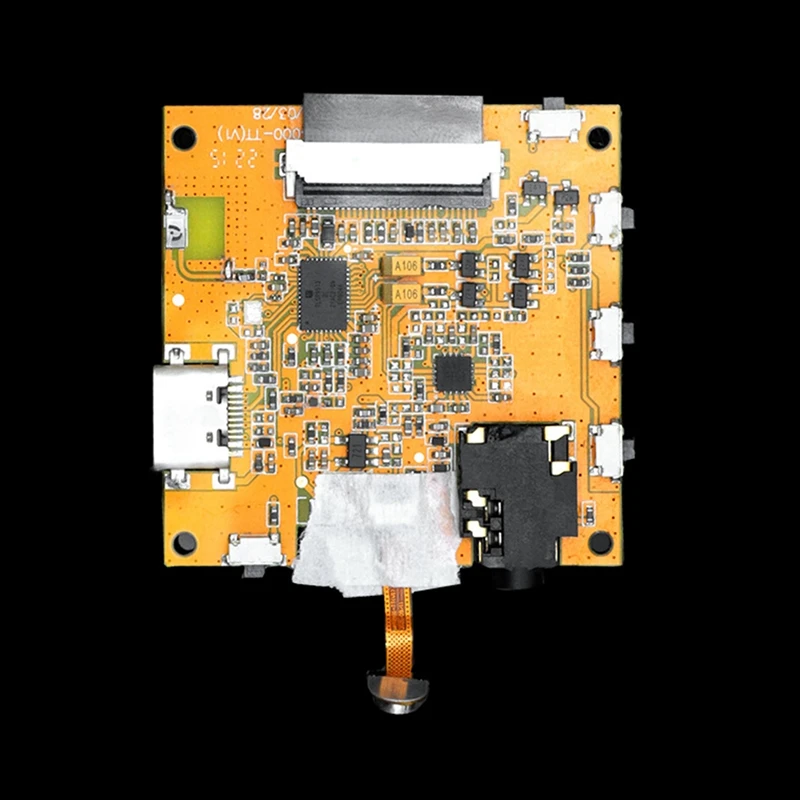 Modul Mikrofon Lavalier Nirkabel Modul 2.4G 1 dengan 1 untuk Mikrofon Langsung dan Modul Solusi PCBA Tampilan OLED