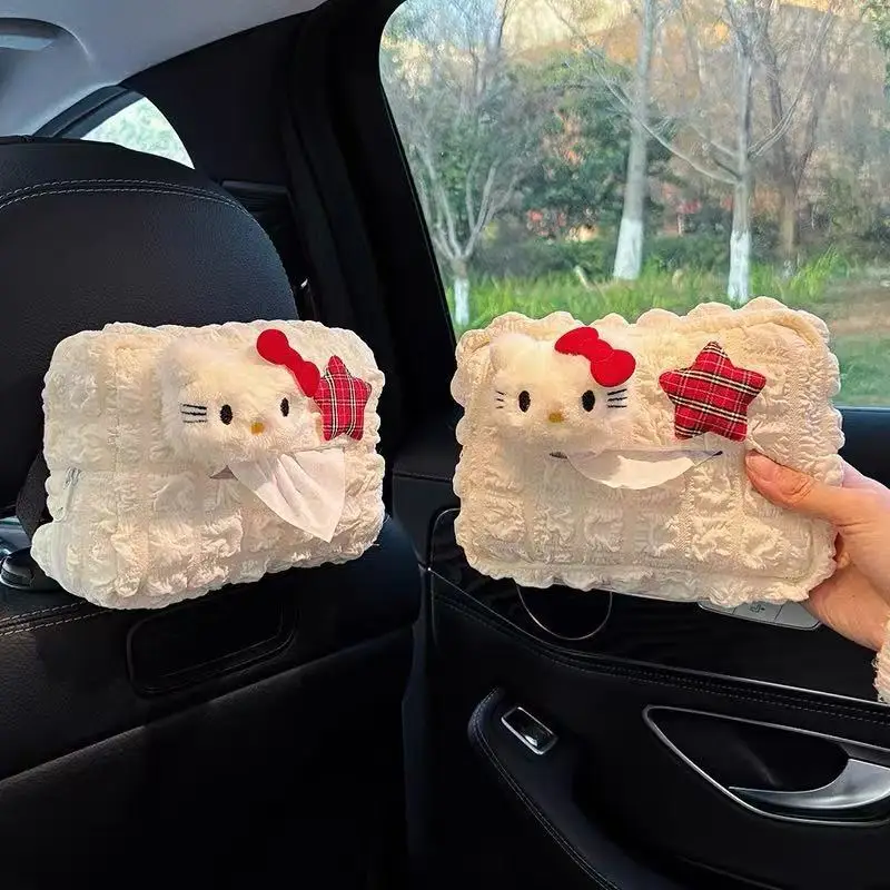 

Car Tissue Box Car Paper Drawer Car Paper Bag Car Interior Hanging Bag Creative and Cute Hanging Style Cartoon Lady