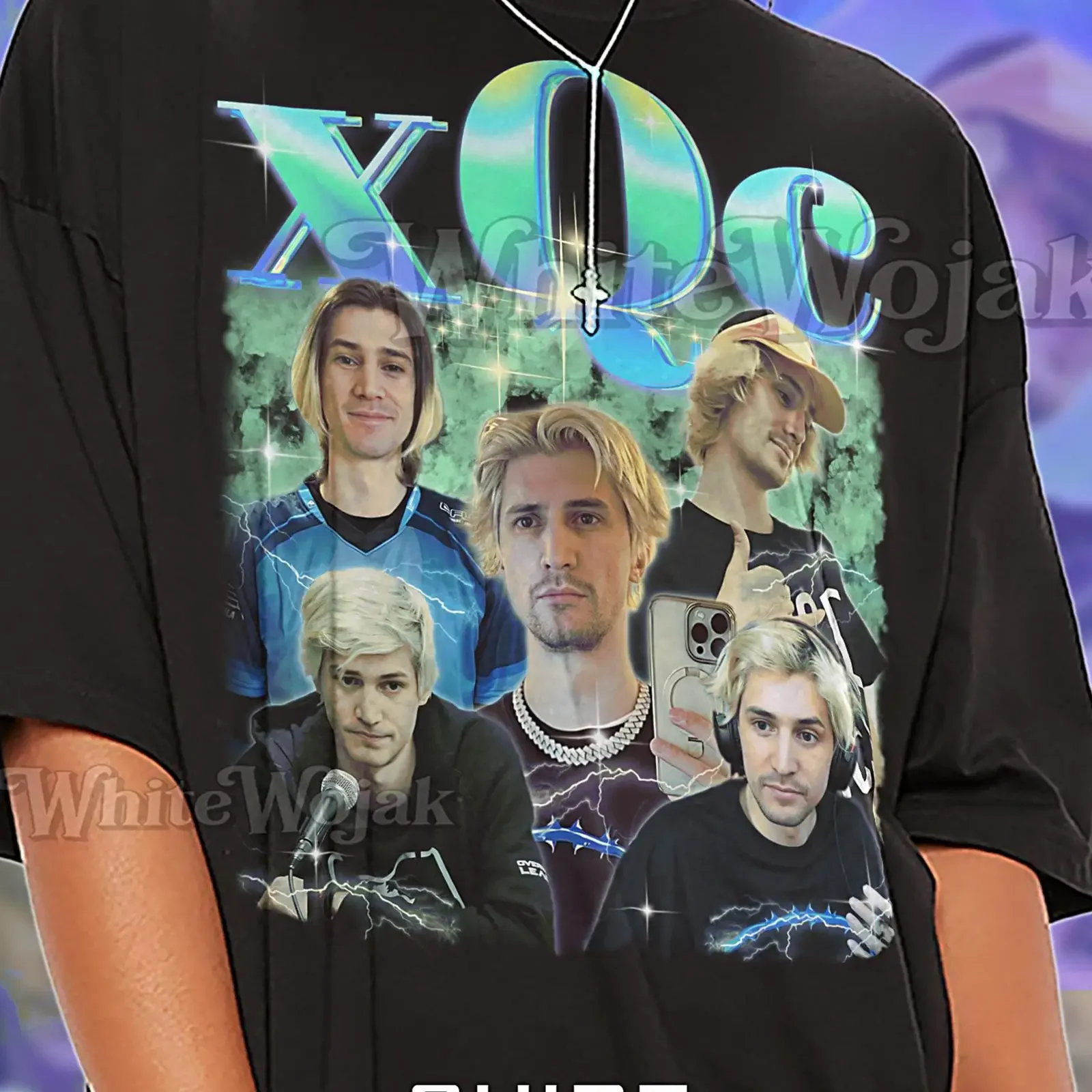 XQc Bootleg T Shirt Vintage Gamer Streamer Twitch Star Celebrity 90s Retro Throwback Sweater vintage Washed Comfortable Stylish