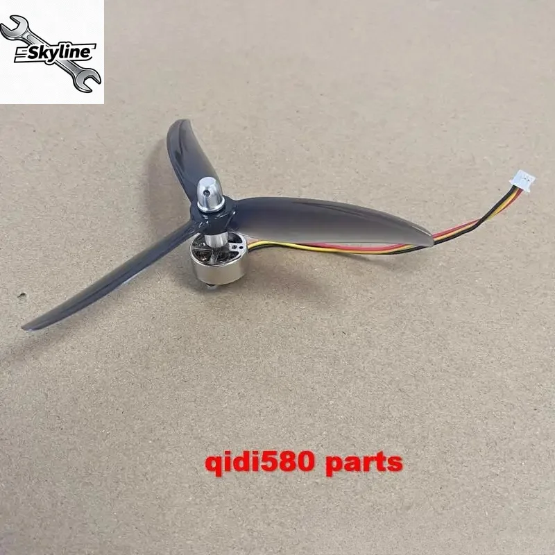 520mm Wingspan QIDI580 SR22 RC Plane Airplane Spare Part 3 Blades Propeller Spinner Receiver with ESC 3.7g Servo Brushless Motor