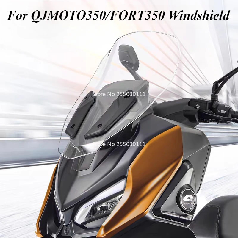 

For QJMOTO FORT350 QJ350 modified windshield QJMOTO HONG350 FORT350 with raised windshield accessories