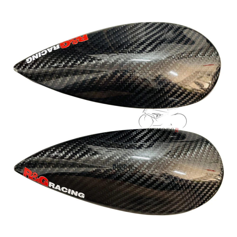 Suitable for Kawasaki Ninja 650 z650 17-23 modified fuel tank carbon fiber protective block anti fall cover accessories