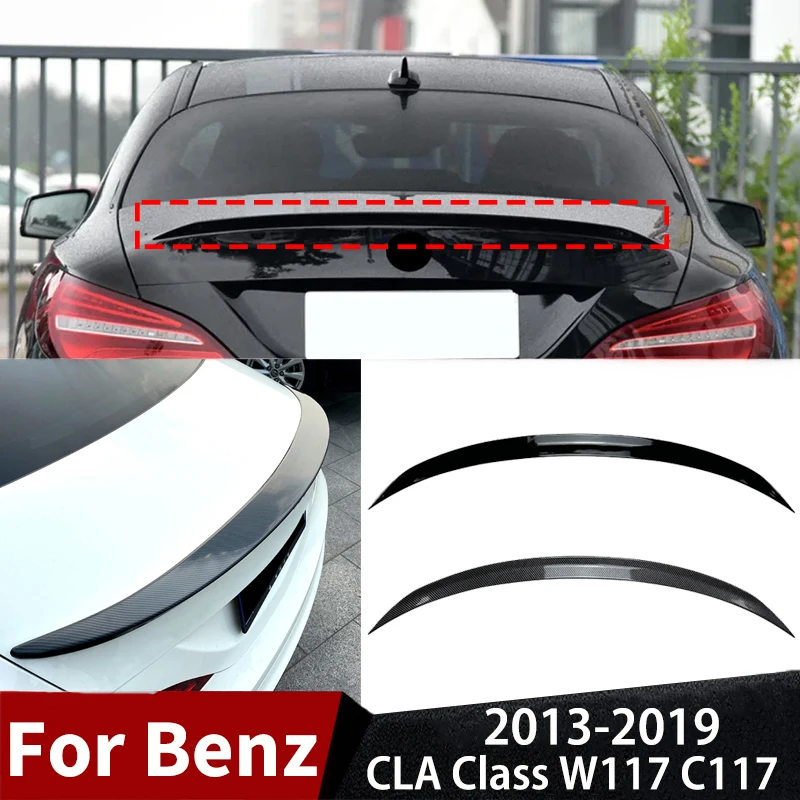 

Для Mercedes-Benz CLA Class W117 C117 CLA180 CLA200 CLA45 2013-2019 AMG Style задний спойлер багажника хвостовое крыло BodyKit тюнинг