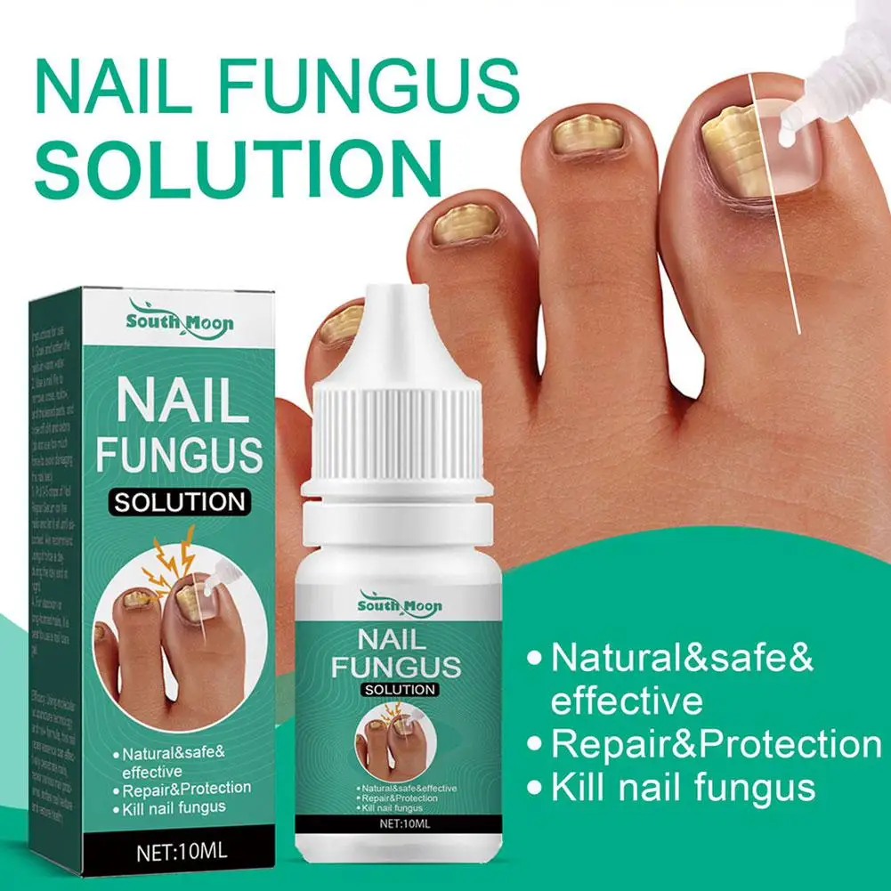 Extra Strong Nail Fungus Treatment Serum 10ml,Repair Thick Yellow Ingrown Toenails,Anti Infection Fingernail Care Oil 1/2/3/5pcs