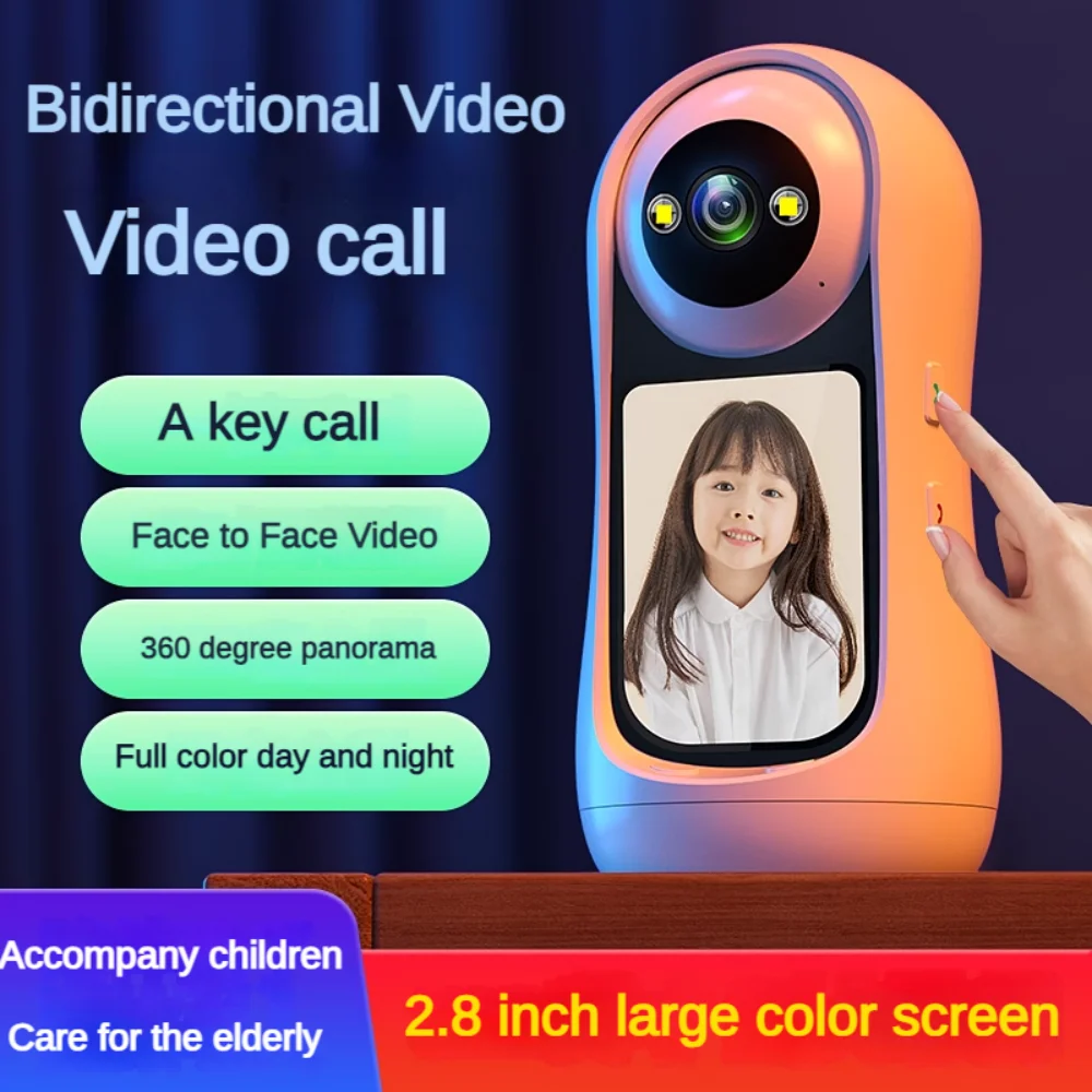 3MP PTZ Wifi Camera Video Call with 2.8 Inch IPS Screen Baby Cry Sound Detection Security IP Camera Baby Monitor Eseecloud