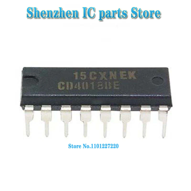 5pcs/lot CD4018BE 4018BE DIP-16 In Stock