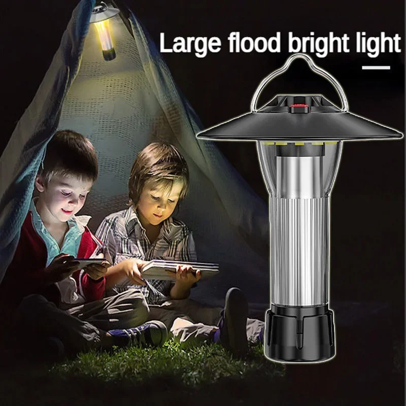 2200mAh Camping Lantern with Magnetic Base Similar To Blackdog Goal Zero Lantern 5 Lighting Modes Led Flashlights Emergency Lamp