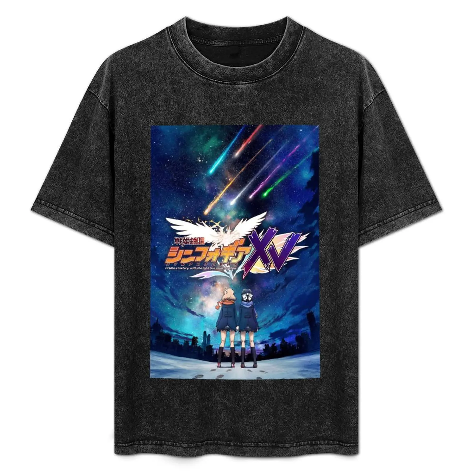 

Senki Zesshou Symphogear XV poster T-Shirt Stretch Fabric Comfort T-Shirt