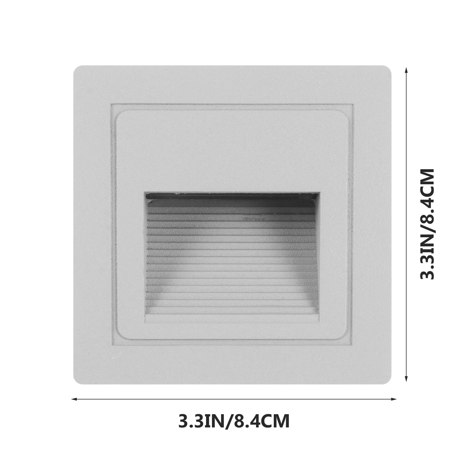 

LED Waterproof Stair Light Embedded Outdoor Step Lamp Aluminum Non Dazzling Kids Room Living Use Sturdy Durable