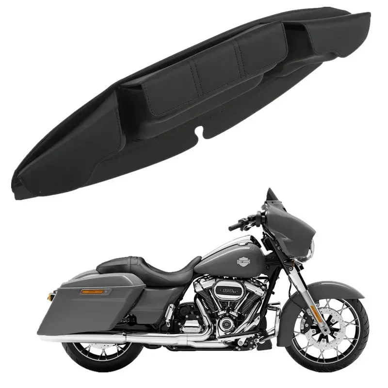 For Harley Touring Electra Street Glide Ultra Limited 2014-2022 Motorcycle 3-Pocket Pouch Batwing Fairing Windshield Bags Moto