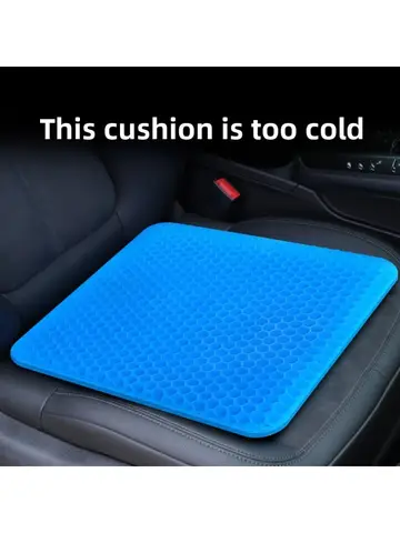 Breathable Summer Honeycomb Gel Cushion, Relieve Tailbone & Back Pressure Pain for Home, Office, Car and Wheelchair