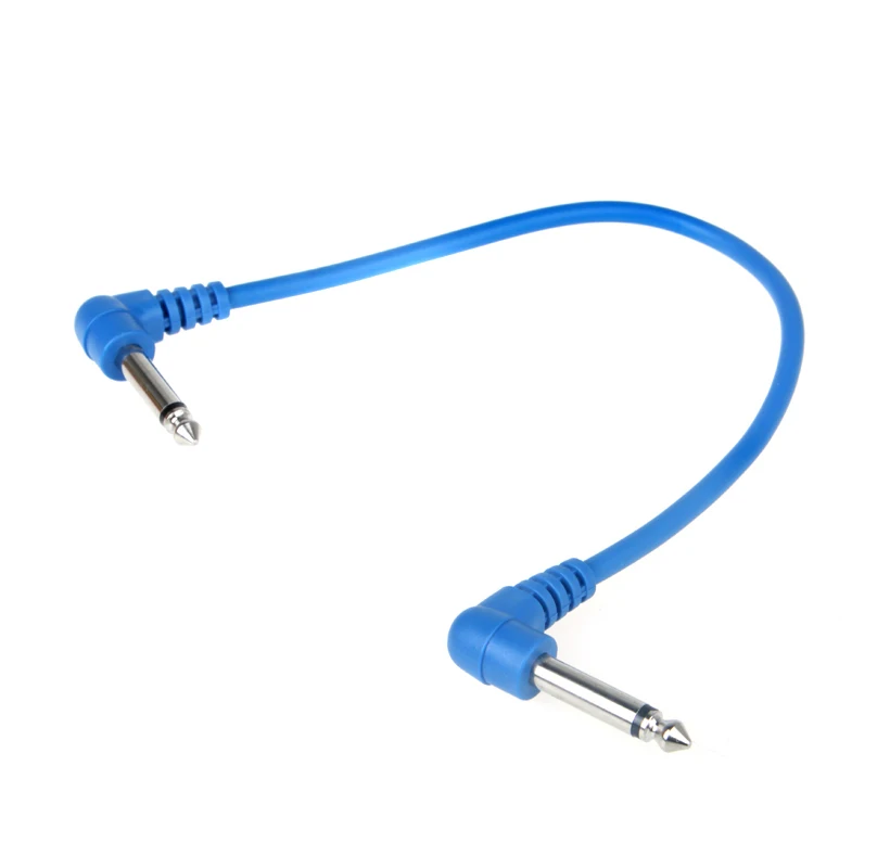 Guitar Effect Six-color Connecting Cable Set Colored Guitar Jumper Tilted for Guitar Effect Pedal