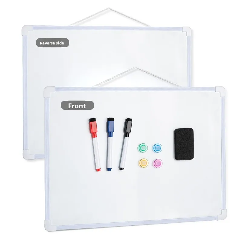 Office Home Graffiti Drawing Hanging Magnetic Notepad Wall Mounted Erasable Double Sided Whiteboard Writing Board