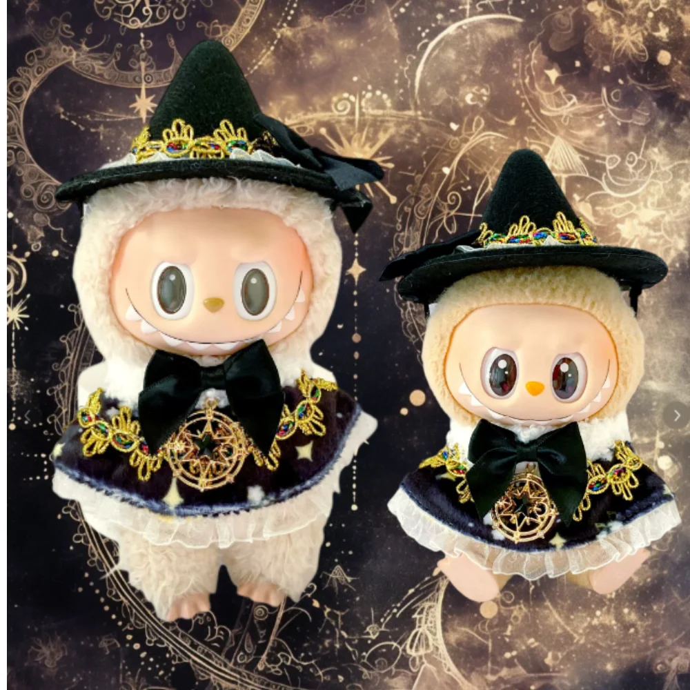 

Doll Clothes Set for Labubu 17cm Plush Doll Accessories Girl's Toys Birthday and Christmas Gifts