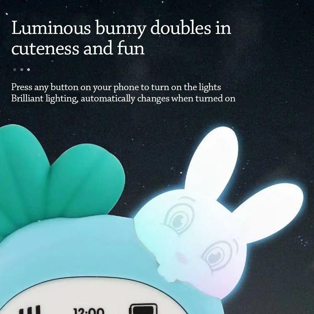 Creative Rabbit Carrot Rabbit Phone Voice Music Bilingual Telephone Interactive Early Education Early Educational Machine
