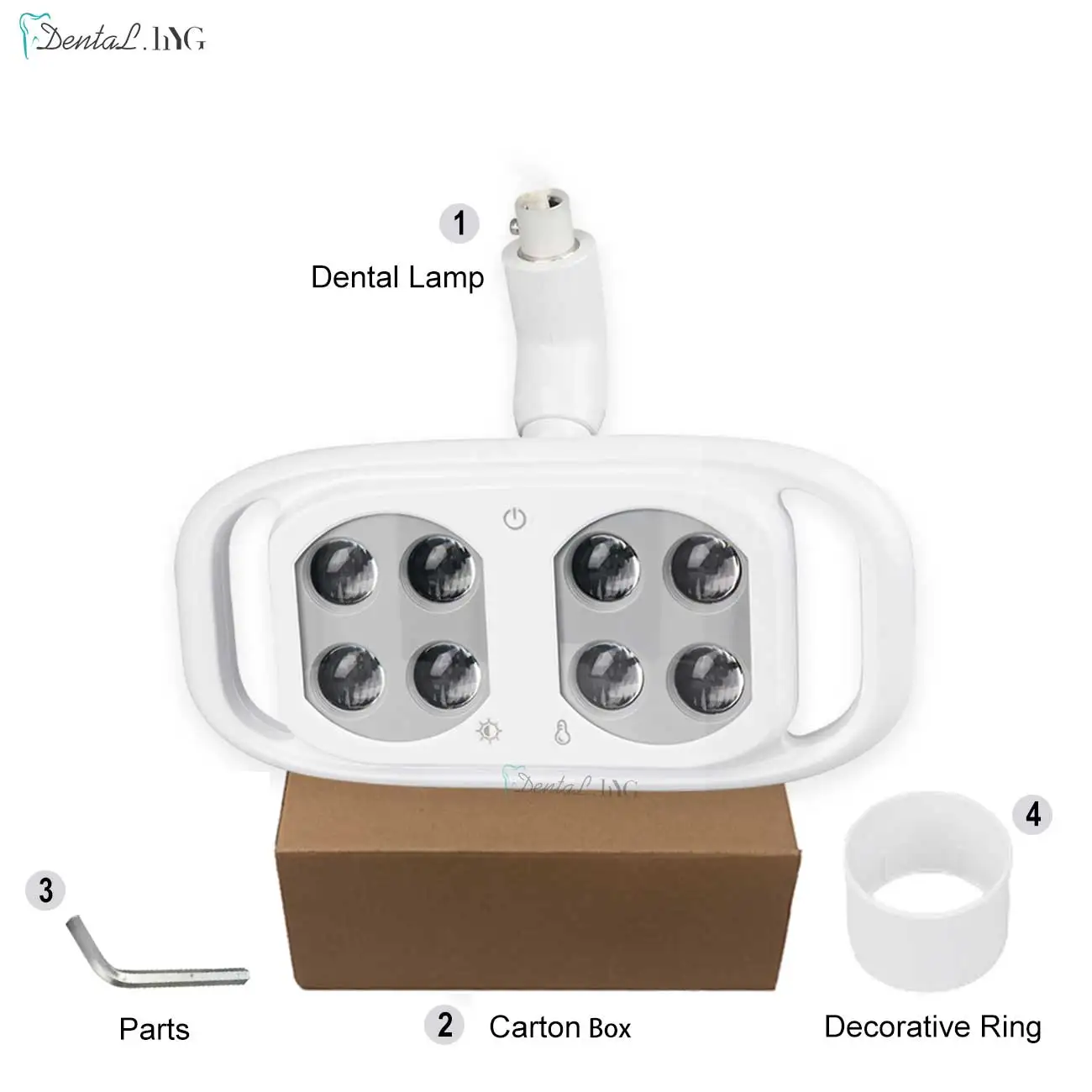 6/8LED Lampada Dentale A LED Luce Orale Per Il Operazione Di Odontoiatria Luce Sedia Induttivo Faretto A Infrarossi Igiene Orale Sbiancamento Dei Denti