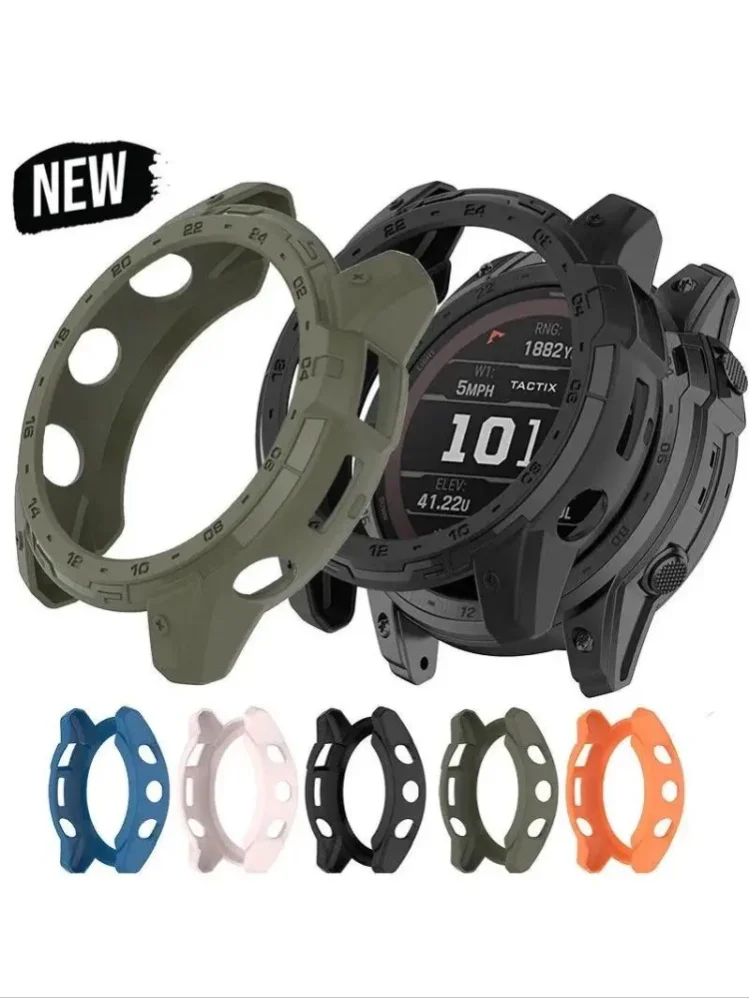 Neue Weiche Silikon-TPU-Hülle für Garmin Fenix 7X Pro 6X 5X Tactix 7 Pro Fenix 7 6 5 Enduro 2 Transparente Hülle für Garmin Tactix 7