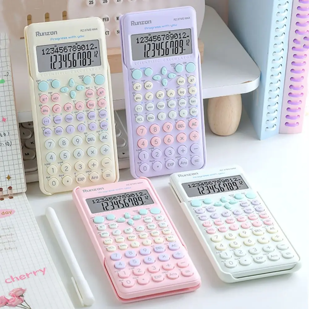 240 Functions Engineering Scientific Calculator 2-Line 12-Digit Display Math Calculators Multifunction Standard