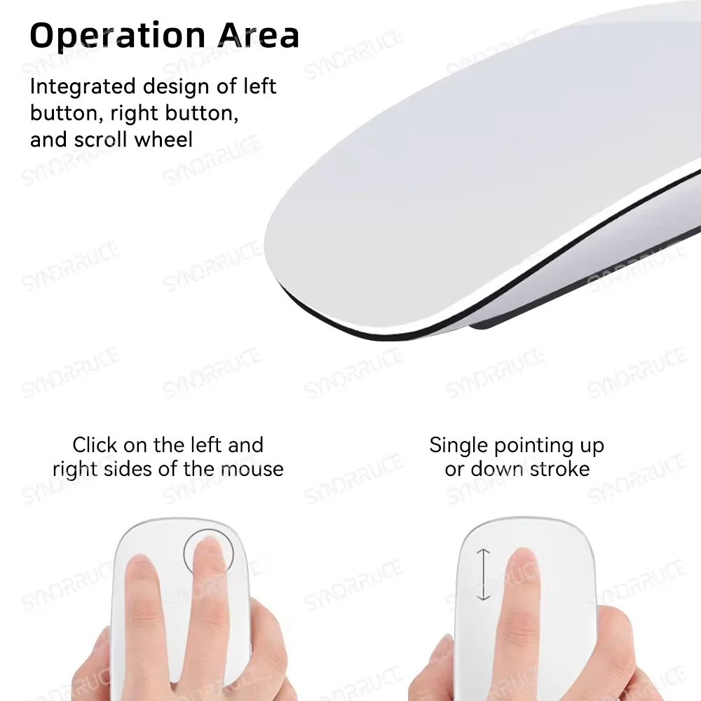 Wireless Bluetooth Touch Mouse Suitable Tablet Notebook macbook HUAWEI Xiaomi Mini Mouse Gamer Ergonomics Hold Gaming Mouse