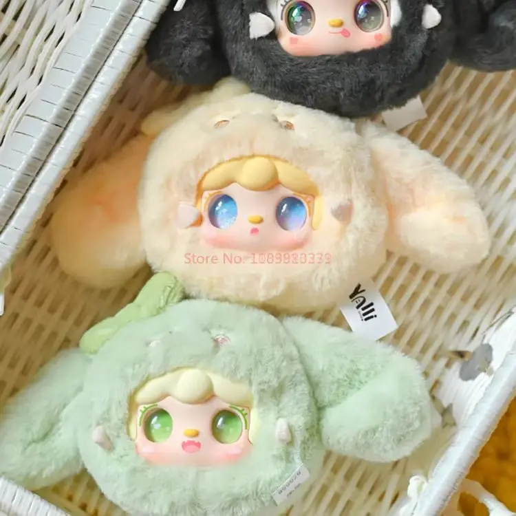 لطيف أرنب صغير سلسلة صندوق أعمى حوالي 10 سنتيمتر لعبة الشكل لطيف مع حقيبة طلاء الفينيل قلادة مفاجأة فتاة هدية #6