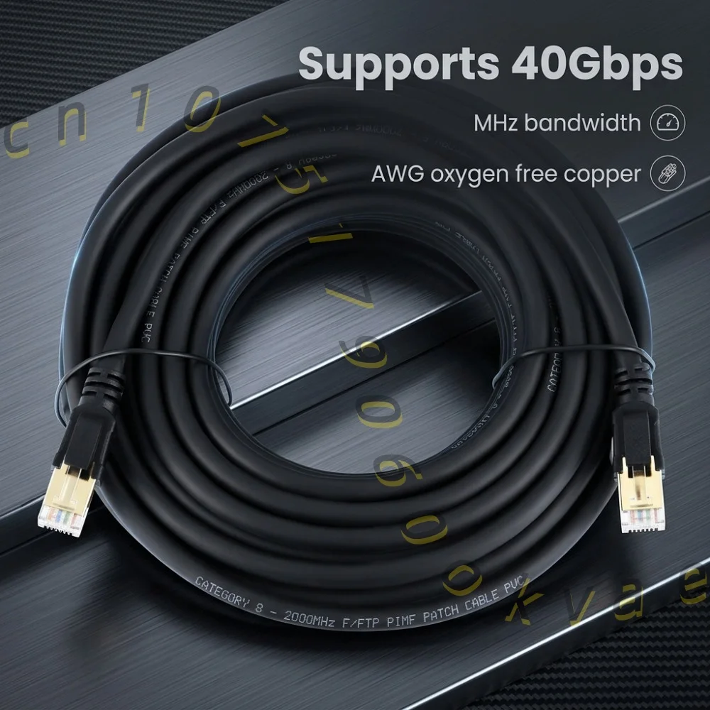 Cat 8 Ethernet Cable LAN Network Cat8 Rj45 Speed Network Cable 40Gbps 2000Mhz 26AWG 1m 2m 3m 5m 10m 20m 30m For Router Modem