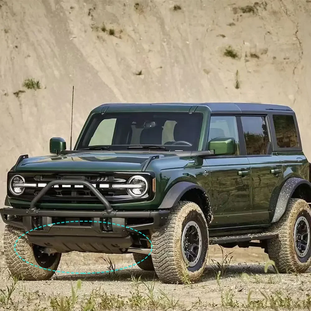 Подходит для Ford Bronco 2022 2023, другие внешние аксессуары, защита переднего бампера, детали защитной пластины