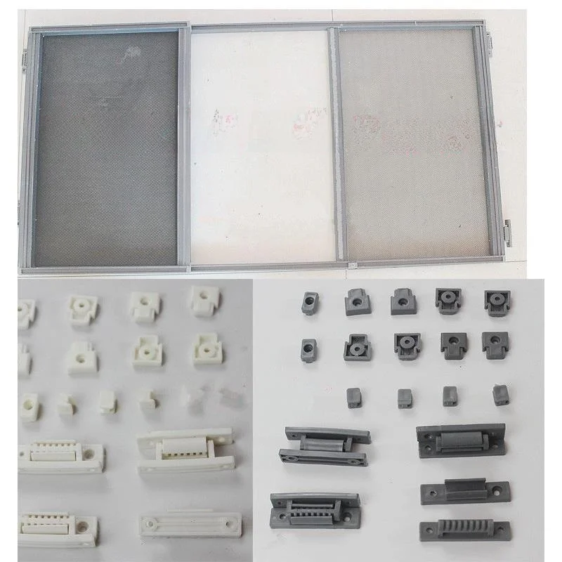 

Серый невидимый пластиковый раздвижной блок для оконной сетки, запчасти для ремонта старых моделей, выдвижной пластиковый раздвижной блок для дома...