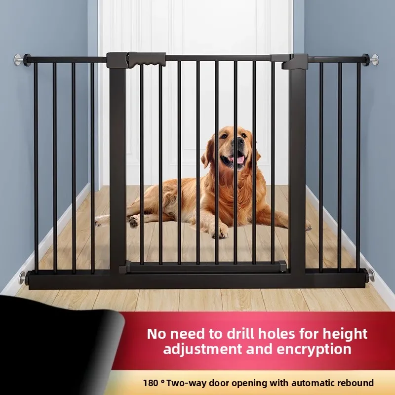 Indoor pet isolation fence dog cat barrier stair door railings safe child isolation gate for home indoor containment