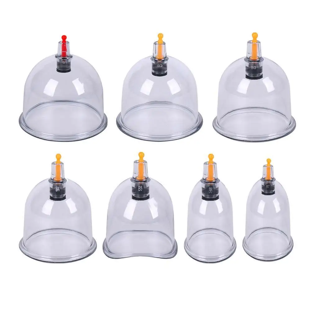 30mm-78mm Vacuum Cupping Massage Jar Cans Chinese Medicine Physiotherapy Anti-Cellulite Suction Cups Body Massager Healthy Care