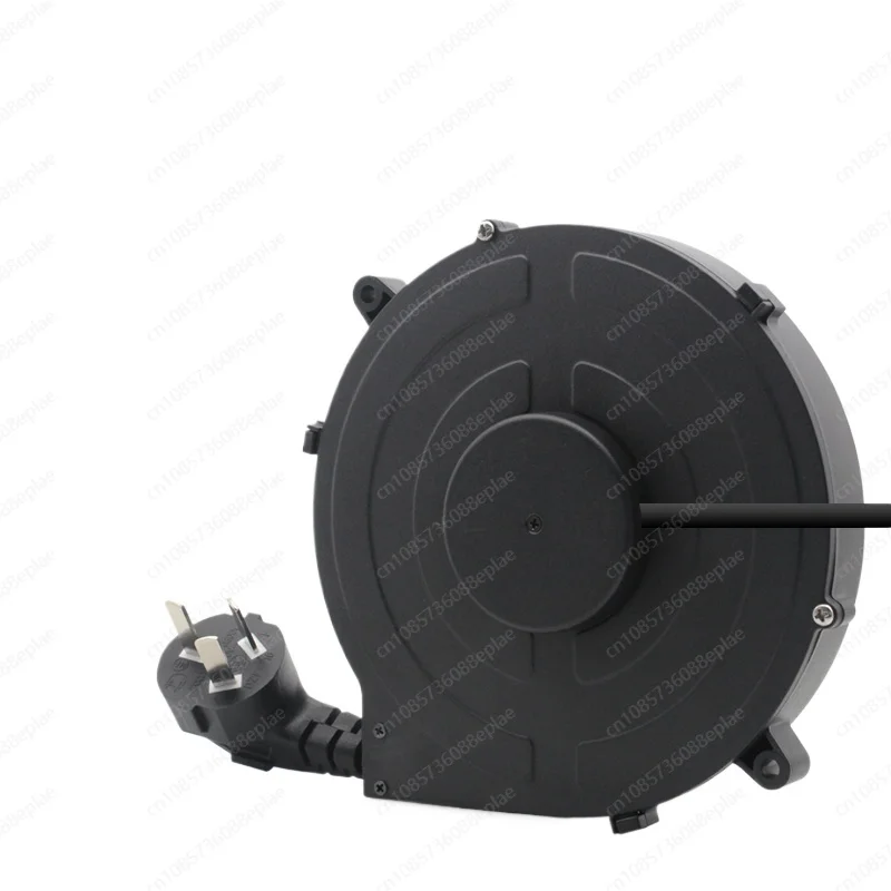 Heavy Duty Metal Cable Reel with Plug for Power Tool Organization