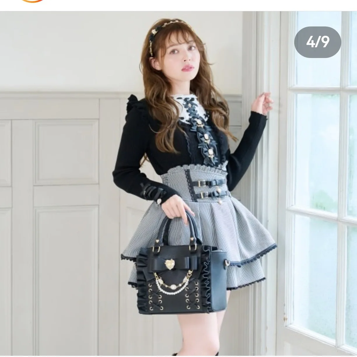 النمط الياباني الحلو لطيف فتاة LIZ تريكو أعلى جولة الرقبة طويلة الأكمام مقوس دانتيل القلب الماس بلوفر مغزول سترة للنساء