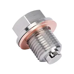 Magnetic Oil Drain Plug M14x1.5 Oil Pan Drain Plug Neodymium Magnet Bolt