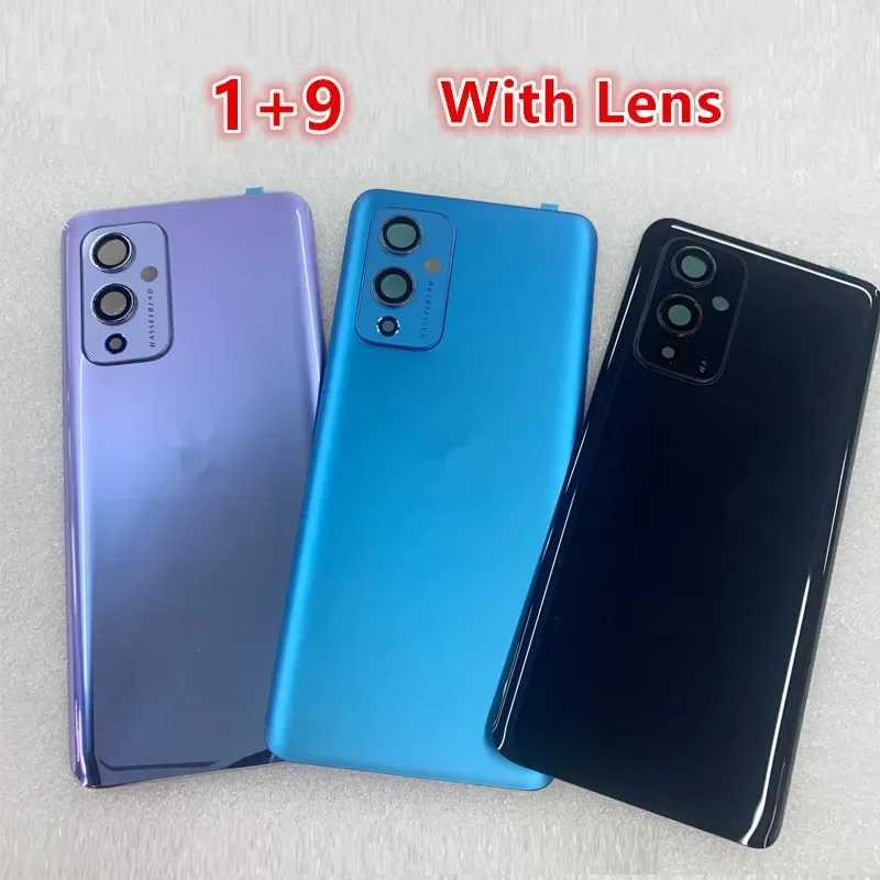 For Oneplus 9 Battery Back Cover Glass Door Matte Shiny 6.55\