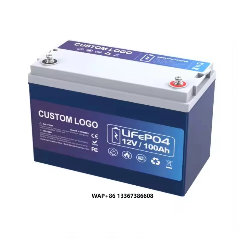 

12V 100Ah Lithium Ion Battery Pack Deep Cycle Solar RV Marine Golf Cart Rechargeable Home Energy Storage for Home for Marine RV
